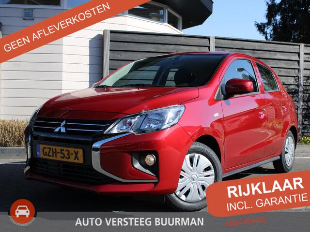 Mitsubishi SPACE STAR Connect+ 1.2 70PK 5DRS Airco, Apple carplay/Android auto, Audio/DAB, Elek.verst.buitenspiegels en ramen voor,