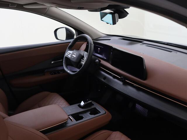 Nissan Ariya Evolve 91 kWh 242PK | Premium Cognac Leder Interieur | Schuif-/Kanteldak | BOSE Audio | Head-Up Display | 360 Camera | Apple CarPlay & Android Auto