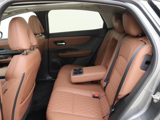 Nissan Ariya Evolve 91 kWh 242PK | Premium Cognac Leder Interieur | Schuif-/Kanteldak | BOSE Audio | Head-Up Display | 360 Camera | Apple CarPlay & Android Auto