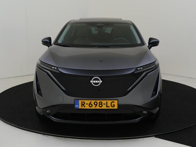 Nissan Ariya Evolve 91 kWh 242PK | Premium Cognac Leder Interieur | Schuif-/Kanteldak | BOSE Audio | Head-Up Display | 360 Camera | Apple CarPlay & Android Auto