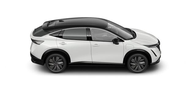 Nissan Ariya Advance 87 kWh + Vision Tech 87 kWh Batterij | 12.3" dubbel TFT-scherm | 19" lichtmetalen velgen + aerocover | 22 kW ingebouwde lader