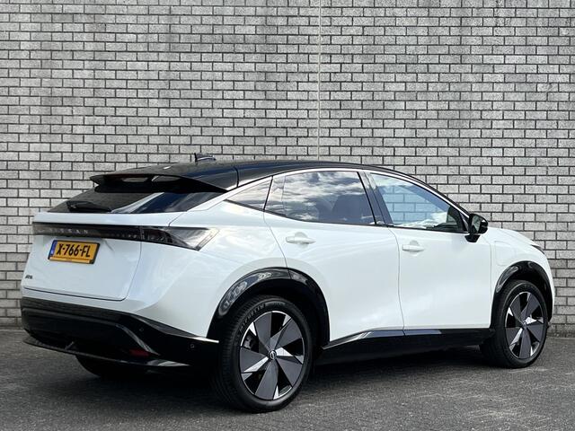 Nissan Ariya 63 kWh Evolve | 22kW Lader | 20" LMV | Panoramadak | Navigatie | Camera| El. Achterklep |