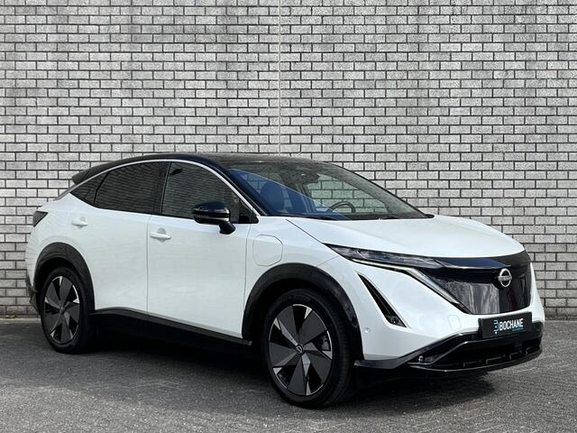Nissan Ariya 63 kWh Evolve | 22kW Lader | 20" LMV | Panoramadak | Navigatie | Camera| El. Achterklep |