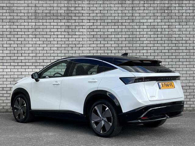Nissan Ariya 63 kWh Evolve | 22kW Lader | 20" LMV | Panoramadak | Navigatie | Camera| El. Achterklep |