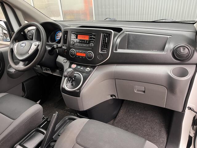 Nissan E-NV200 24KWh Elektrische Kipper Openlaadbak met Airco Cruise controle Telefoonverbinding 2-Persoons Kieper Pick-up P-up 2x Oplaadkabels aanwezig Ex gemeente