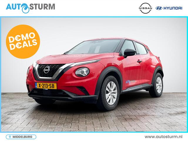 Nissan JUKE 1.0 DIG-T Visia | Cruise Control | Airco | LED Koplampen | Radio-MP3 Speler | Bluetooth Tel. | Elek. Ramen + Spiegels | Rijklaarprijs!
