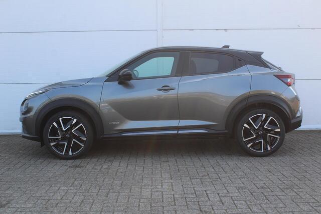 Nissan JUKE 1.6 Hybrid N-Design / ** ¤4.250,- KORTING ** / Uit Voorraad Leverbaar / Cold Pack Light / Navigatie + Apple Carplay/Android Auto / Achteruitrijcamera
