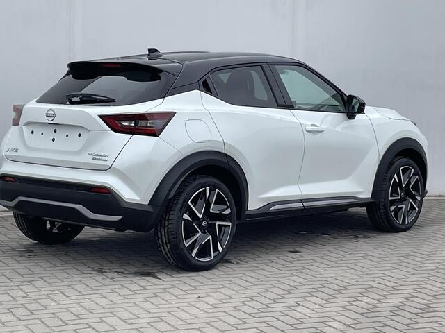 Nissan JUKE 1.6 Hybrid N-Design / ** ¤4.250,- KORTING ** / Nieuw uit voorraad leverbaar / Interior Pack / Navigatie + Apple Carplay/Android Auto / Achteruitrijcamera