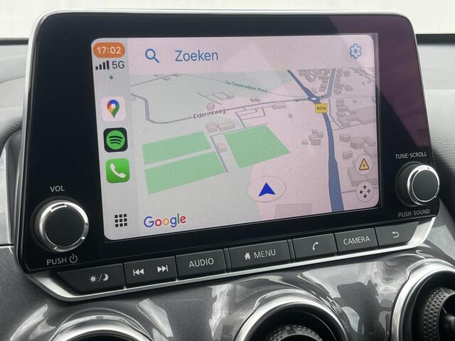 Nissan JUKE 1.6 Hybrid Tekna Automaat / Navigatie via Apple Carplay of Android Auto / Adaptief CC / Rondomzicht camera / Bose Audio Systeem / Climate control / Lichtmetalen wielen 19" / Keyless Entry/Starts /