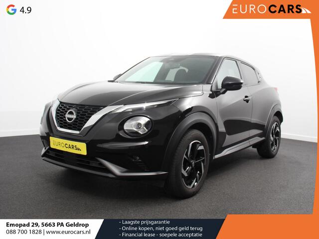 Nissan JUKE 1.0 DIG-T N-Connecta Climate control Cruise control Achteruitrijcamera Keyless Navigatie LED Verwarmde voorstoelen Verwarmd stuurwiel Parkeersensoren Apple Carplay/ Android Auto