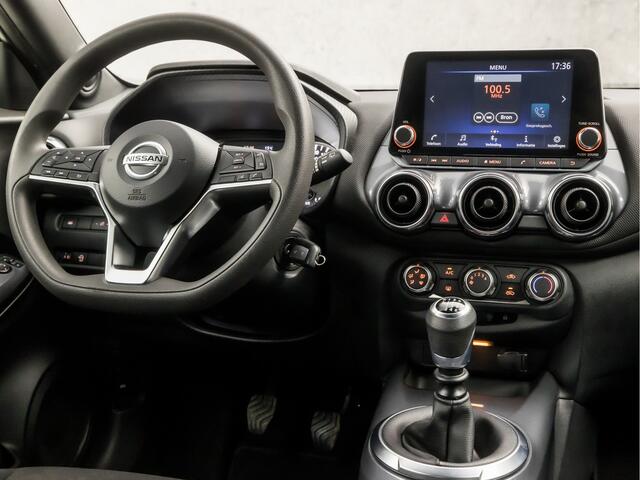 Nissan JUKE 1.0 DIG-T Sport (APPLE CARPLAY, GROOT NAVI, CAMERA, LM VELGEN, ZWART HEMEL, SPORTSTOELEN, LED KOPLAMPEN, GETINT GLAS, CRUISE, NIEUWE APK, NIEUWSTAAT)