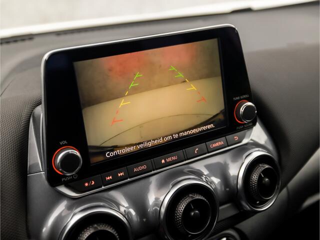 Nissan JUKE 1.0 DIG-T Sport (APPLE CARPLAY, GROOT NAVI, CAMERA, LM VELGEN, ZWART HEMEL, SPORTSTOELEN, LED KOPLAMPEN, GETINT GLAS, CRUISE, NIEUWE APK, NIEUWSTAAT)