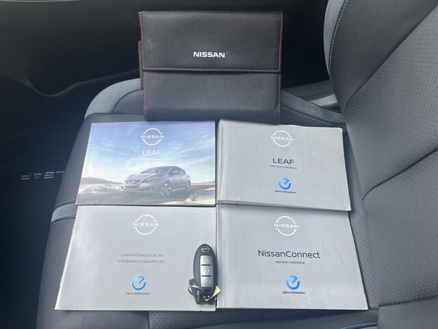 Nissan LEAF e+ Tekna 62 kWh Automaat / Trekhaak (Trekgewicht / 360° Camera / Achteruitrijcamera / Stuur- en Stoelverwarming voor en achter / Adaptieve Cruise- en Climate Control / Apple Carplay & Android Auto / Keyless Entry & Start / Bose Premium Audio / Navigatie f