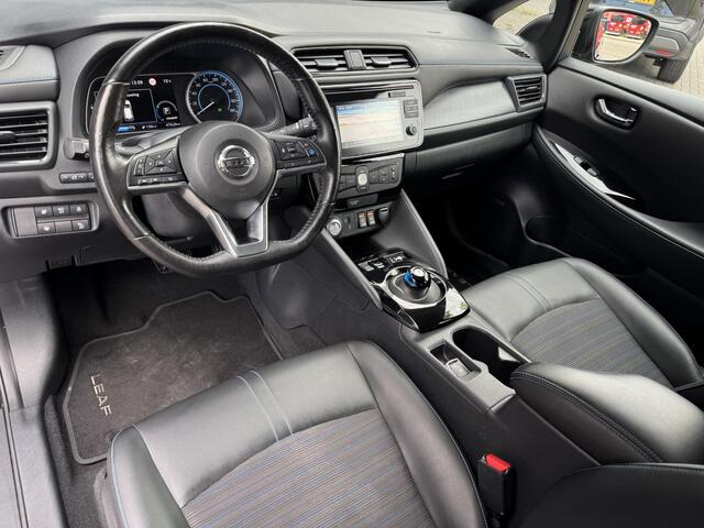 Nissan LEAF Tekna 40 kWh | Adapt. Cruise Control | BOSE Audio | 360° Camera | Dodehoek Detectie | Stuur- + Stoelverwarming | Rijklaarprijs!