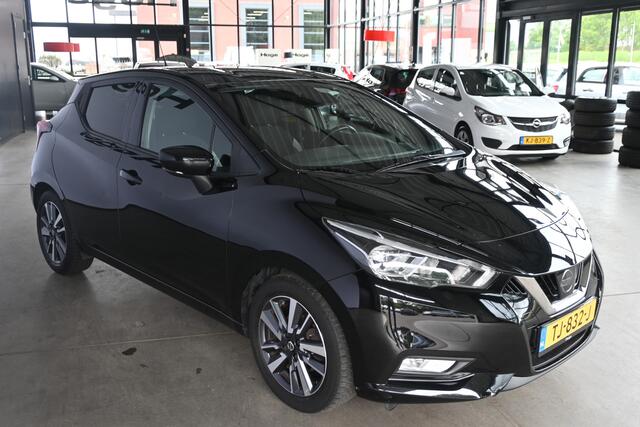 Nissan MICRA 0.9 IG-T N-Connecta Clima Navigatie LED Camera Rijklaarprijs Inruil Mogelijk!