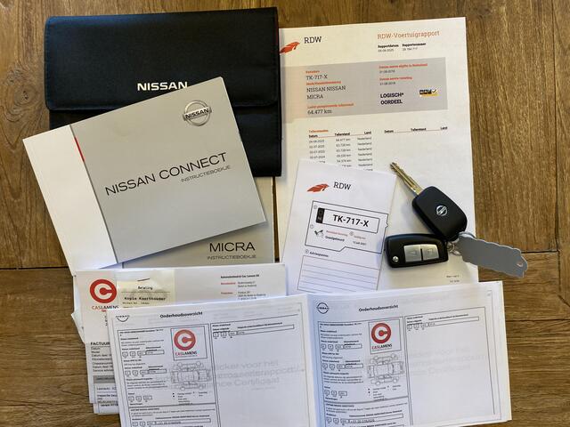 Nissan MICRA 0.9 IG-T N-Connecta N-Line, 64Dkm.NAP, Clima, Navi, PDC & Cam, CMS-LM, z.g.a.n. APK - Inruil Mogelijk -