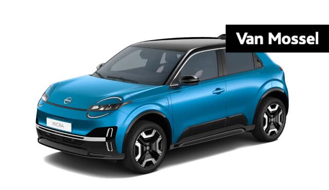 Nissan MICRA EVOLVE 52 kWh 150PK | Google Navigatie | Harman Kardon Audio | Stoel- en Stuurverwarming | 18'' Lichtmetalen Velgen | Draadloze Apple CarPlay & Android Auto | Tot 419KM Actieradius! | Nieuw te bestellen