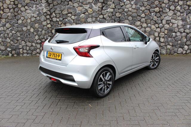 Nissan MICRA Turbo N-Connecta , Navi,Camera, Sportvelgen, cruise en climate control, 1e eigenaar