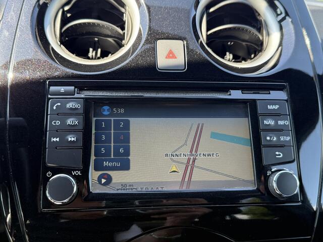 Nissan NOTE 1.2 Black Edition 2e Eigenaar,Navi,Trekhaak,Airco,Cruise,4x Elekt Ramen,Lm Velgen,Nieuwe Apk bij Aflevering