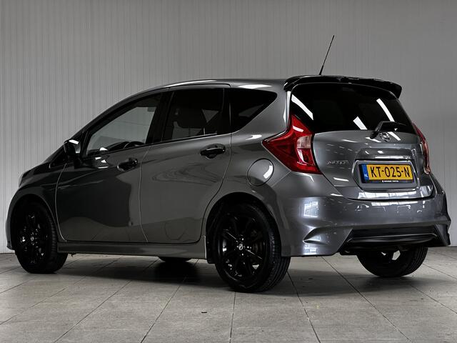 Nissan NOTE 1.2 Black Edition/ Zwarte-Hemel/ 16'' LMV/ DAB+/ Dakspoiler/ Extra getint glas/ Airco/ Cruise/ Elek. pakket/ Isofix/ Bluetooth/ Multi. LEDER. Stuur/ Dagrijverl.