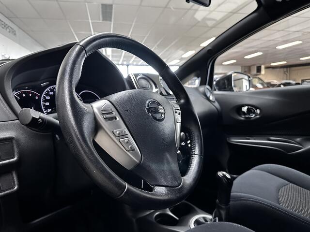 Nissan NOTE 1.2 Black Edition/ Zwarte-Hemel/ 16'' LMV/ DAB+/ Dakspoiler/ Extra getint glas/ Airco/ Cruise/ Elek. pakket/ Isofix/ Bluetooth/ Multi. LEDER. Stuur/ Dagrijverl.