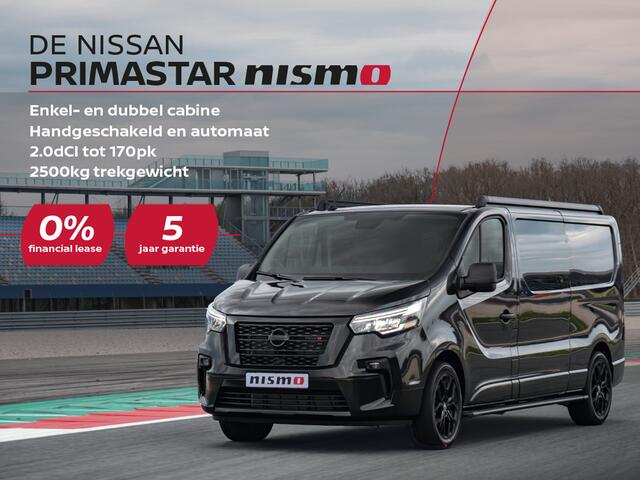 Nissan PRIMASTAR 2.0 dCi 130pk L2H1 Nismo | 2500KG Trekgewicht | Achteruitrijcamera | 5 Jaar Fabrieksgarantie |