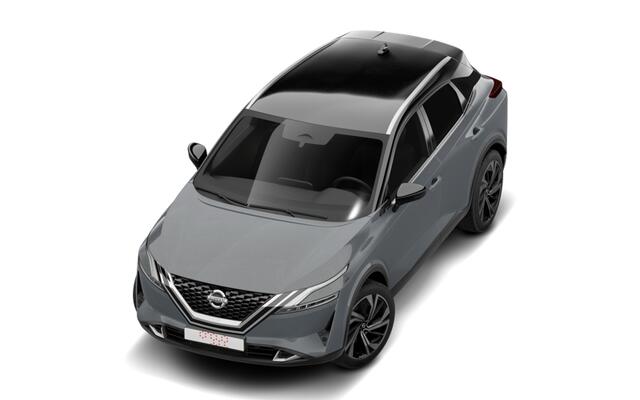 Nissan QASHQAI e-Power 190 1AT N-Design + Panoramisch glazen dak + Cold Pack | 12.3" TFT digitale cockpit | Audiosysteem met DAB, Apple Carplay & Android Auto, USB-aansluiting, stuurwielbediening en 6 luidsprekers | Blind Spot Warning & Intervention (BSW + BSI)