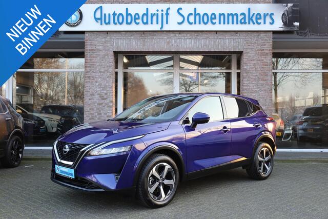 Nissan QASHQAI 1.3 MHEV Xtronic N-Connecta CARPLAY 360-CAMERA RUIT/STUUR/STOELVERWARMING DAB 18"LMV 2xKEYLESS DODEHOEK/VERKEERSBORDDETECTIE ENZ.