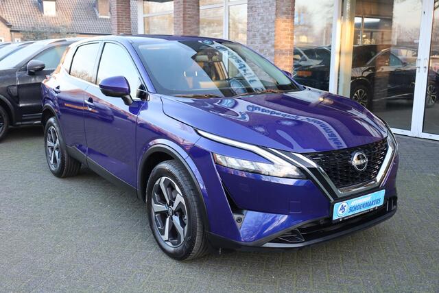Nissan QASHQAI 1.3 MHEV Xtronic N-Connecta CARPLAY 360-CAMERA RUIT/STUUR/STOELVERWARMING DAB 18"LMV 2xKEYLESS DODEHOEK/VERKEERSBORDDETECTIE ENZ.