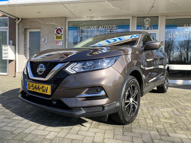 Nissan QASHQAI 1.3 DIG-T Visia Climate contr./Parkeersens. V+A/Cruise contr./Rijstrooksensor/Led verlichting/Multifunction.Stuur/DAB/In hoogte verstbare stoelIsofix/Licht metalen velgen