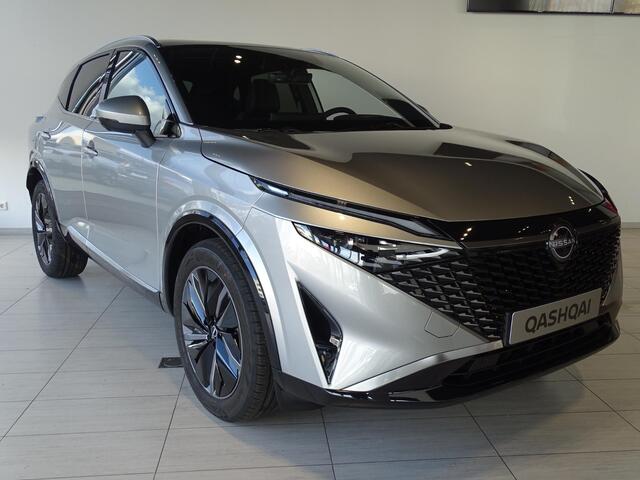 Nissan QASHQAI 1.3 MHEV Tekna | Panoramisch glazen dak + Cold Pack | 12.3" TFT digitale cockpit | Audiosysteem met DAB, Apple Carplay & Android Auto, USB-aansluiting, stuurwielbediening en 6 luidsprekers | Automatische achterklep