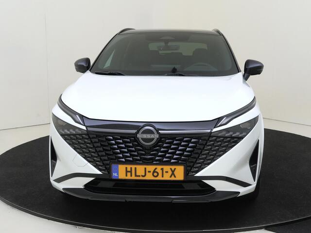 Nissan QASHQAI 1.5 e-Power N-Design | Panorama-dak | 360 Camera | Stoelverwarming | Lederen/alcantara bekleding | Adaptive Cruise Control | Navigatie