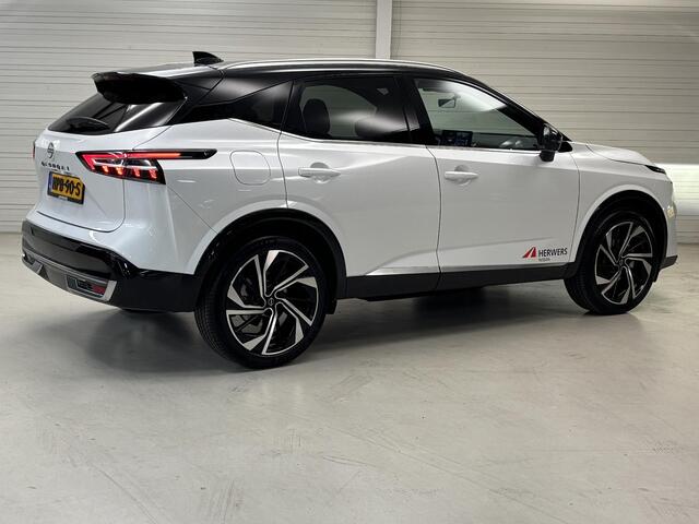 Nissan QASHQAI 1.3 MHEV Xtronic Tekna Plus / Levering in overleg / 1800 KG Trekgewicht / Panoramadak / Massagestoelen met Geheugen / Bose Audio / Google Navigatie / Stoel- en Stuurverwarming /