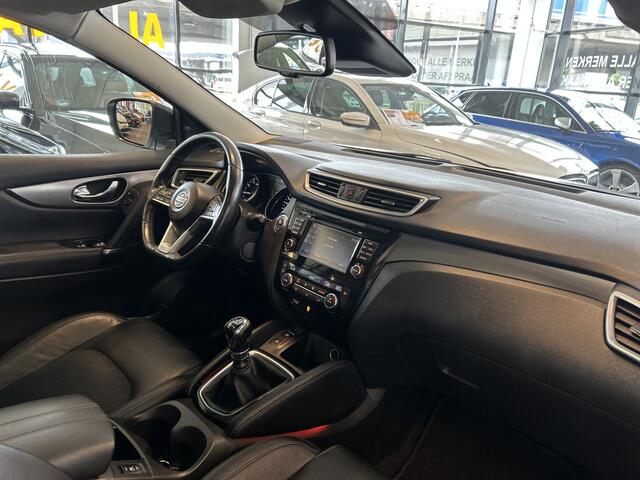 Nissan QASHQAI 1.2 N-Connecta | Panoramadak | Keyless | 360 Camera | Lane assist | Half-Lederen bekleding | Cruise control | Climate control | Stoelverwarming | Navigatie | Elek. inklapbare spiegels