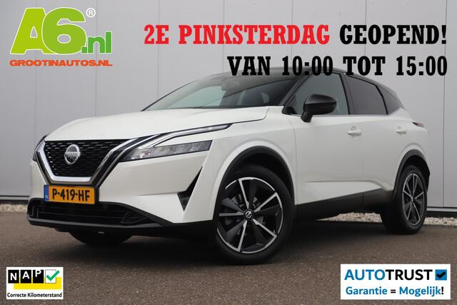 Nissan QASHQAI 1.3 MHEV Xtronic N-Style Automaat Two Tone Parelmoer Wit Keyless 19 inch LMV Navigatie Carplay Android 360 Camera Adaptive Cruise