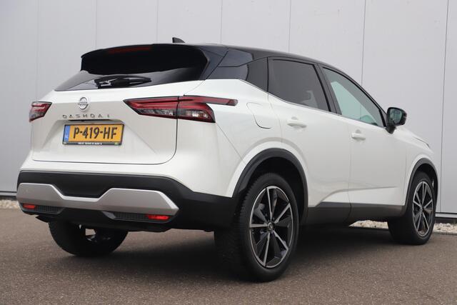 Nissan QASHQAI 1.3 MHEV Xtronic N-Style Automaat Two Tone Parelmoer Wit Keyless 19 inch LMV Navigatie Carplay Android 360 Camera Adaptive Cruise