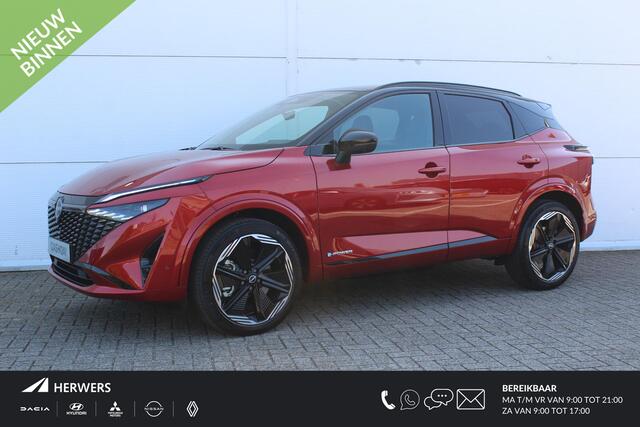 Nissan QASHQAI 1.5 e-Power N-Design / ¤7000,- Nissan Voorraadvoordeel / Nieuw uit Voorraad Leverbaar / Cold Pack / Panoramadak /