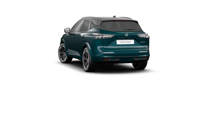 Nissan QASHQAI N-Design + Panoramisch glazen dak + Cold Pack e-Power 190 | 12.3" TFT digitale cockpit | Audiosysteem met DAB, Apple Carplay & Android Auto, USB-aansluiting, stuurwielbediening en 6 luidsprekers | Blind Spot Warning & Intervention (BSW + BSI)