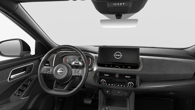 Nissan QASHQAI N-Design + Panoramisch glazen dak + Cold Pack e-Power 190 | 12.3" TFT digitale cockpit | Audiosysteem met DAB, Apple Carplay & Android Auto, USB-aansluiting, stuurwielbediening en 6 luidsprekers | Blind Spot Warning & Intervention (BSW + BSI)
