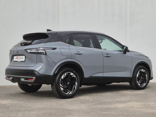 Nissan QASHQAI 1.3 MHEV Xtronic N-Connecta Automaat / HUD / Nieuw Model / Facelift / Design Pack / Cold Pack / Allseason banden / Trekgewicht 1800 kg / Stuur-, Stoel en Voorruitverwarming / Elektrische achterklep /Rondomzicht camera / Adaptief CC /