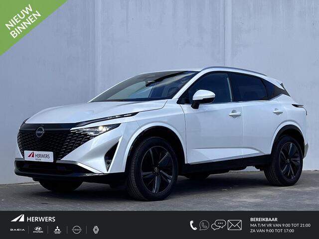 Nissan QASHQAI 1.3 MHEV Xtronic Tekna / Dealer onderhouden / Trekgewicht 1.800 kg / Elektr. klep / HUD / Acaptieve CC / Camera 360° / Navi / Apple Carpay Android / 19" LM wielen / Stuur-, stoel- en voorruitverwarming /