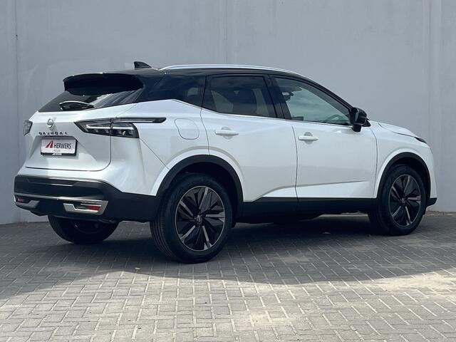 Nissan QASHQAI 1.3 MHEV Xtronic Tekna Automaat / ¤4.000,- Nissan Voorraadvoordeel / NIEUW uit voorraad leverbaar! / Panoramadak / Googlemaps Navigatie / HUD / 360° Camera / Apple Carplay & Android Auto / Elektrische Achterklep / Stuur- en Stoelverwarming voor / Voorruit