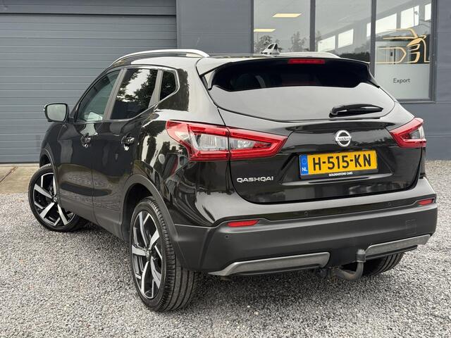Nissan QASHQAI 1.3 DIG-T Tekna + 2e Eigenaar,Pano,Navi,Camera,Trekhaak,Stoelverwarming,Clima,Cruise,Pdc V+A,Keyless,Halfleder,Dealer Onderhouden,Apk tot 03-2026
