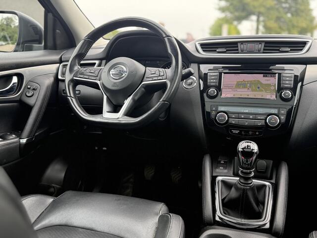 Nissan QASHQAI 1.3 DIG-T Tekna + 2e Eigenaar,Pano,Navi,Camera,Trekhaak,Stoelverwarming,Clima,Cruise,Pdc V+A,Keyless,Halfleder,Dealer Onderhouden,Apk tot 03-2026