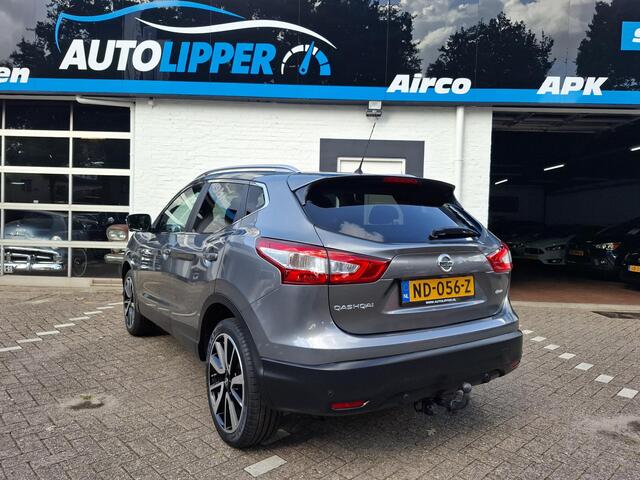 Nissan QASHQAI 1.2 Tekna /Leder/Panorama raam/Nieuwe apk bij aflevering/Dealer onderhouden/Keyless entry/Trekhaak