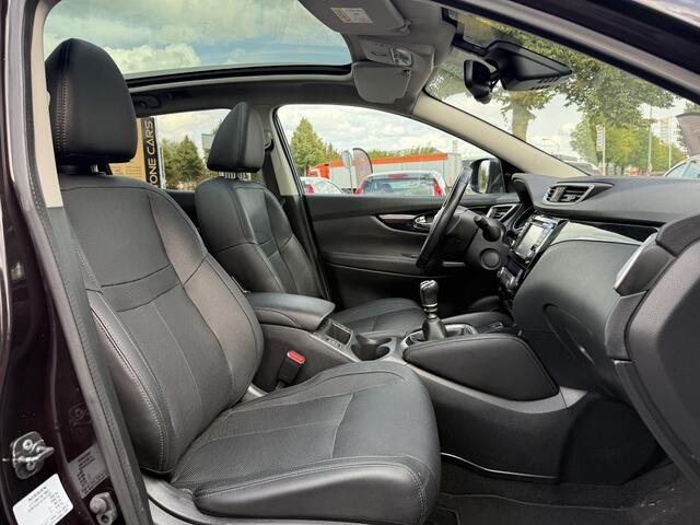 Nissan QASHQAI 1.2 Tekna 1e Eigenaar,Navi,Clima,Pano,Camera,Cruise,Trekhaak,Leder,N.A.P,APK tot 01-2026