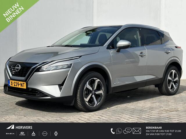 Nissan QASHQAI 1.5 e-Power N-Connecta / All season banden / Panoramadak / Apple Carplay/Android Auto / Navigatie / 360 Graden Camera / Adaptive Cruise Control / Dual Zone Climate Control /