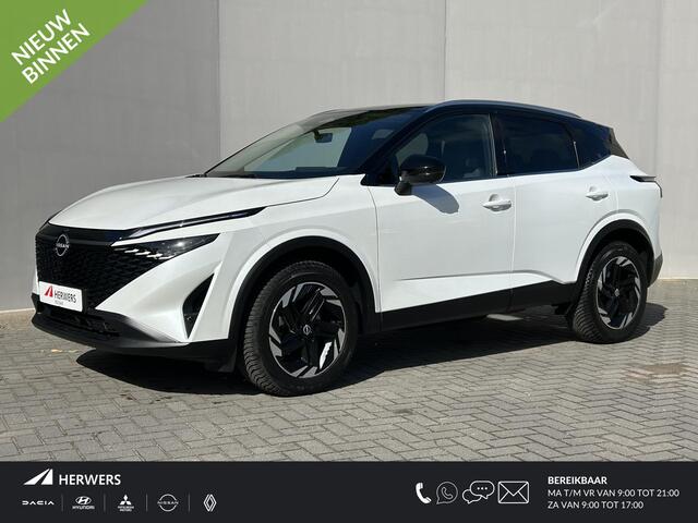 Nissan QASHQAI 1.3 MHEV Xtronic N-Connecta / Nieuw Model / Facelift / Cold Pack / Elektrische Achterklep / Head-up Display / All Season banden / Apple carplay / Android auto / Adaptieve cruise control