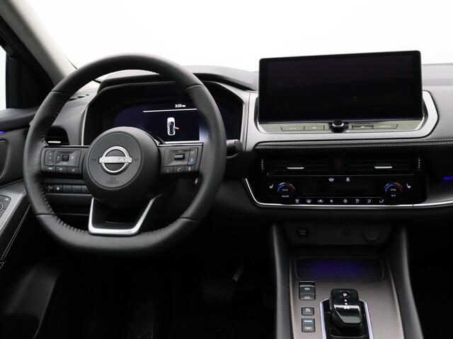 Nissan QASHQAI N-Connecta + Panoramisch glazen dak + Cold Pack e-Power 190 | 12.3" TFT digitale cockpit | Audiosysteem met DAB, Apple Carplay & Android Auto, USB-aansluiting, stuurwielbediening en 6 luidsprekers | Blind Spot Warning & Intervention (BSW + BSI)