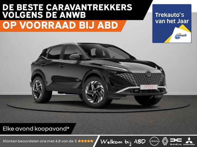 Nissan QASHQAI N-Connecta + Panoramisch glazen dak + Cold Pack e-Power 190 | 12.3" TFT digitale cockpit | Audiosysteem met DAB, Apple Carplay & Android Auto, USB-aansluiting, stuurwielbediening en 6 luidsprekers | Blind Spot Warning & Intervention (BSW + BSI)